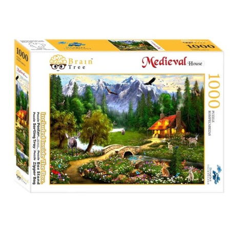 Brain Tree Puzzle Berghütte 1000 Teile
