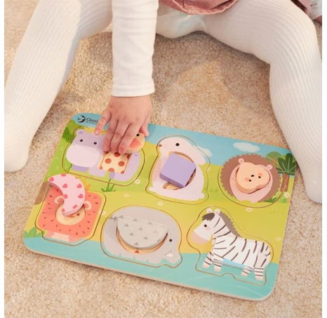 Classic World Puzzle zvířata