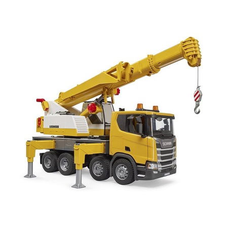 Bruder 3571 Autojeřáb Scania Super 560R Liebherr se světelným a zvukovým modulem