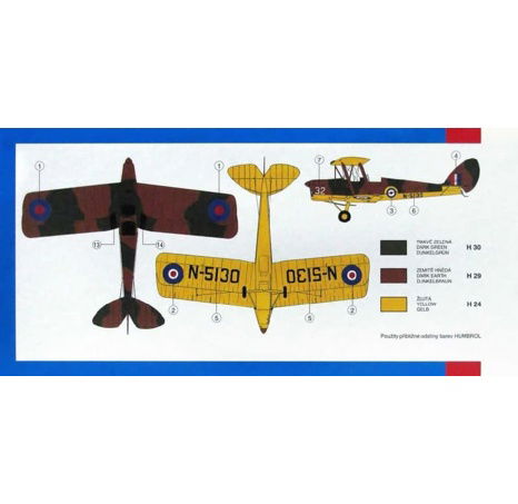 Model D.H. 82 Tiger Moth 1:48