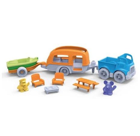 Grünes Spielzeug Camping Kit