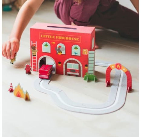 Petit Collage Hrací sada hasičská stanice