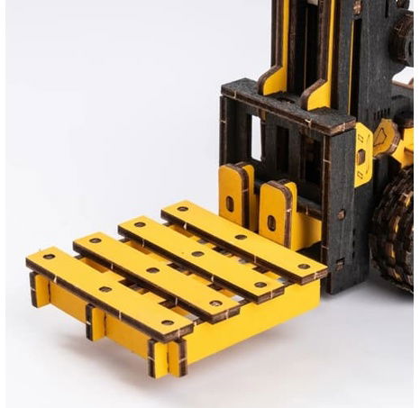 RoboTime dřevěné 3D puzzle Vysokozdvižný vozík