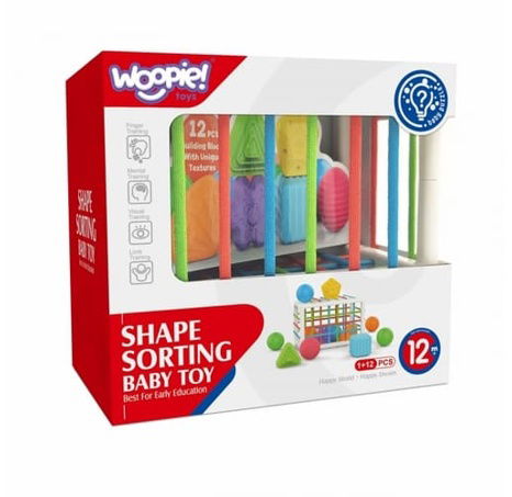 Flexibilní senzorická kostka provlékání tvarů