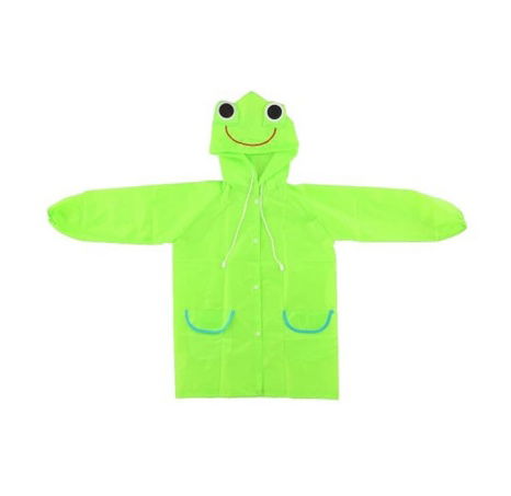 Pláštěnka dětská žába velikost 110-120cm zelená