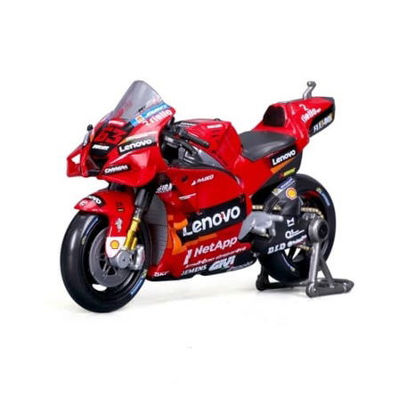 Maisto - Motorrad, Ducati Lenovo Team 2022, (#63 Francesco Bagnaia), 1:18