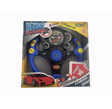 Dětský volant se zvuky a písničkami