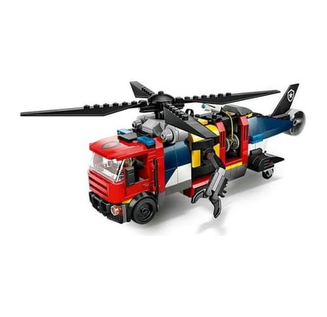 Lego City 60462 Remix: Helikoptéra, hasičský vůz a ponorka