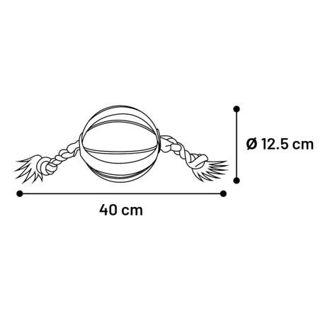 Flamingo Akční míč basketball 12,5cm