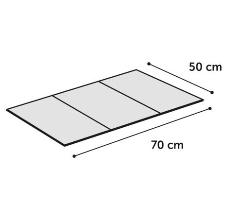 Flamingo Chladící podložka modrá M 70x50cm