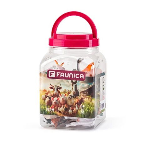 Zvířátka figurky sada v MEGA tubě - Farma