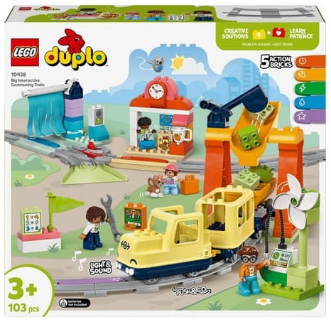 Lego DUPLO 10428 Velký interaktivní komunitní vláček