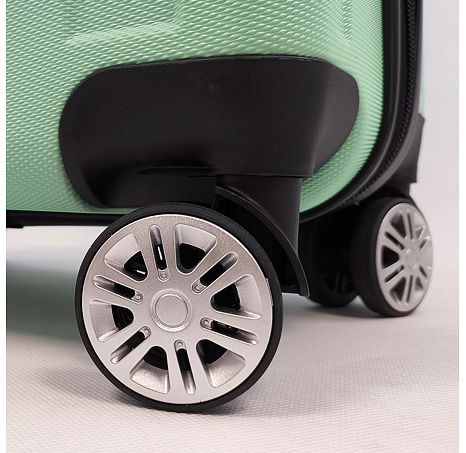 Bavy Cestovní kufr skořepinový Stripes Light green - set 3 ks