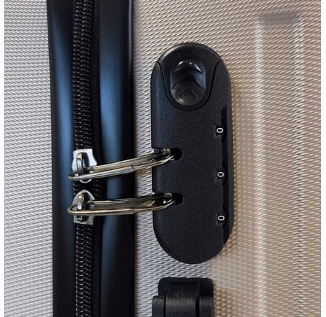 Bavy Cestovní kufr skořepinový 20" Stripes Gold beige