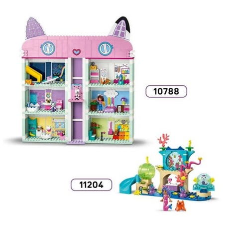 Lego Gabby´s Dollhouse 11205 Cukrová hora a Kočičí zahrádka