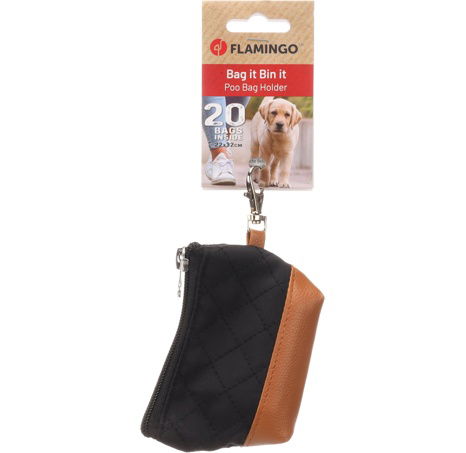 Flamingo Cellie Taštička na sáčky černá