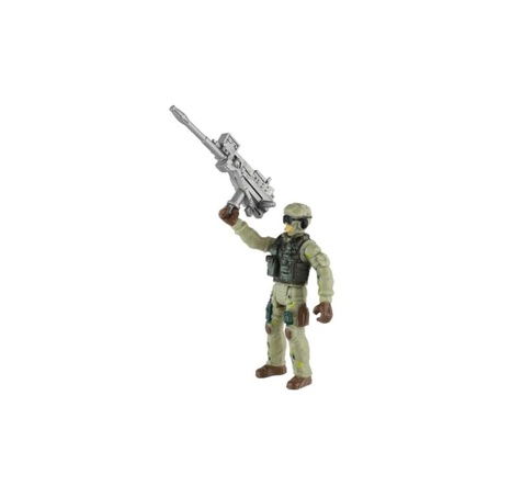 Vojenská sada obrněné auto+voják s doplňky