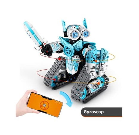 Stavebnice iM.MASTER 3v1 programovatelný robot RC  plast 2,4GHz 398 dílků na bat. v krabici 31x23cm