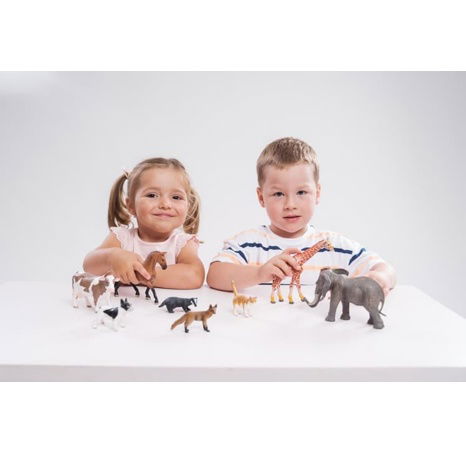 Mravenečník velký samice s mládětem zooted plast 16cm