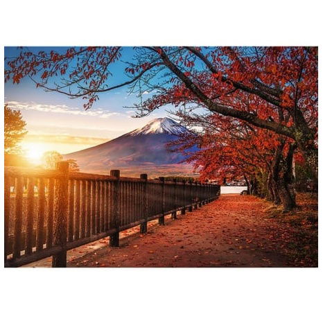 Puzzle Premium Plus - Photo Odyssey: Hora Fuji, Japonsko 1000 dílků 68,3x48cm v krabici 40x27x6cm