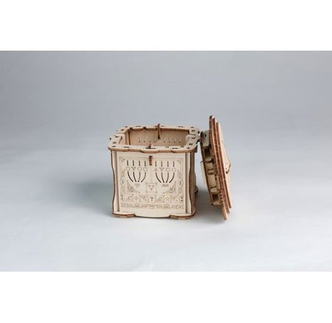 EscapeWelt 3D dřevěná skládačka hlavolamu Secret Lock Box