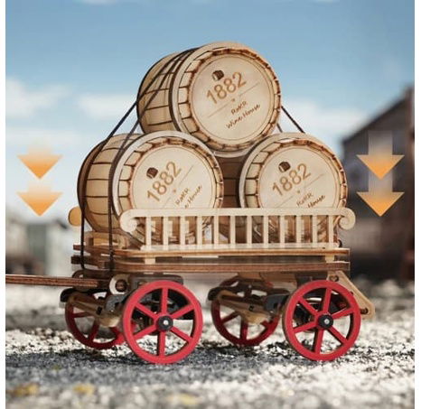 RoboTime 3D mechanická skládačka Parní stroj