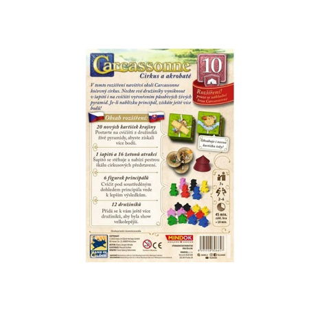 Carcassonne rozšíření 10: Cirkus a akrobaté (2025)