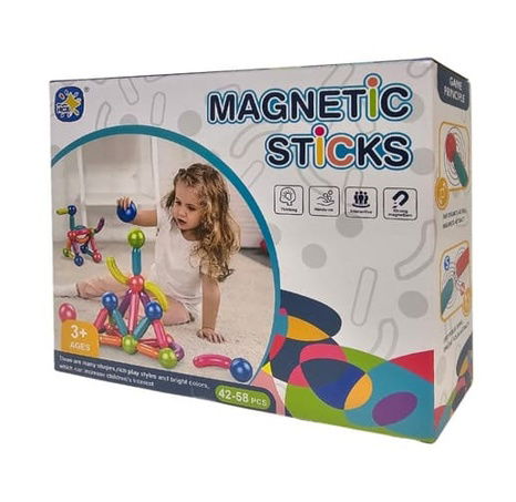 Magnetická stavebnice 42 ks