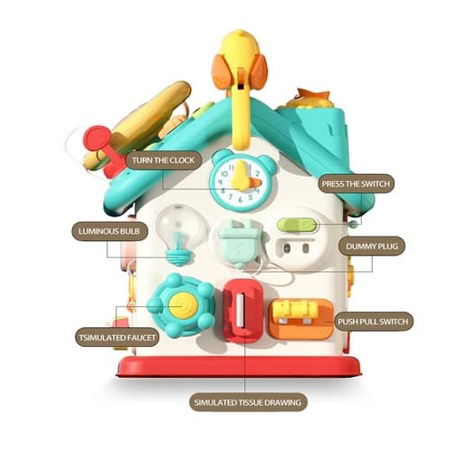 Interaktivní senzorická kostka