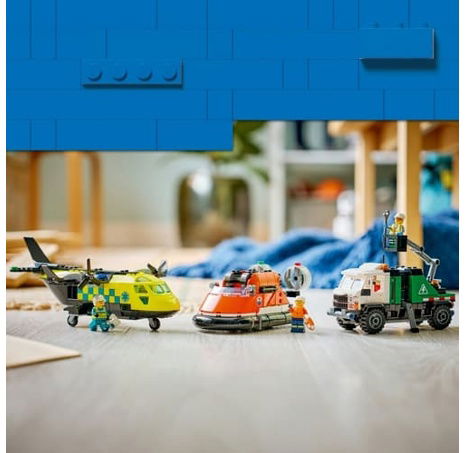 LEGO® CITY 60505 Remix: Letadlo, servisní vůz a vznášedlo