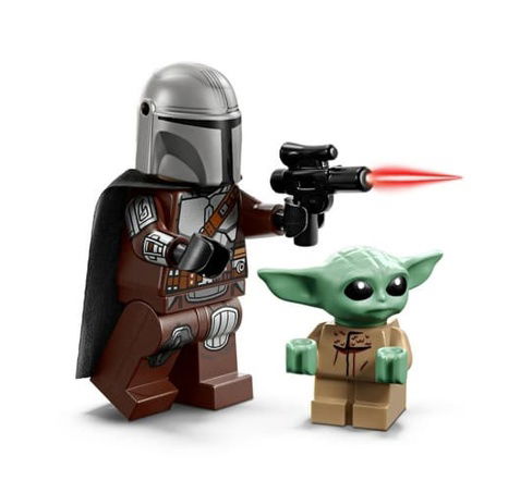 LEGO® Star Wars™ 75436 Mandalorian a Grogu a spídrová motorka