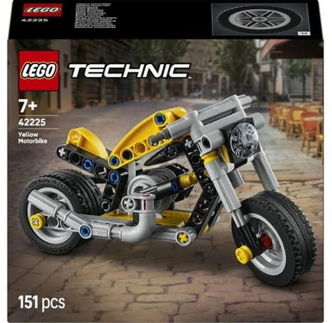 LEGO® TECHNIC 42225 Žlutá motorka