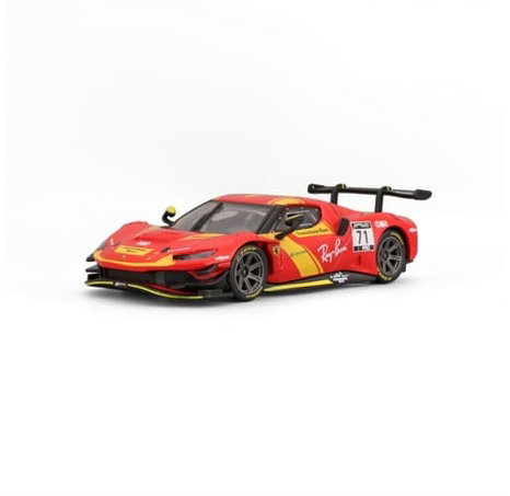 Bburago - RACING,  Ferrari 296 GT3 2023 v dekorativním boxu, 1:43