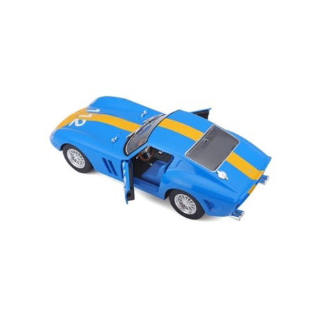 Bburago - RACING, Ferrari 250 GTO, modrá, 1:24