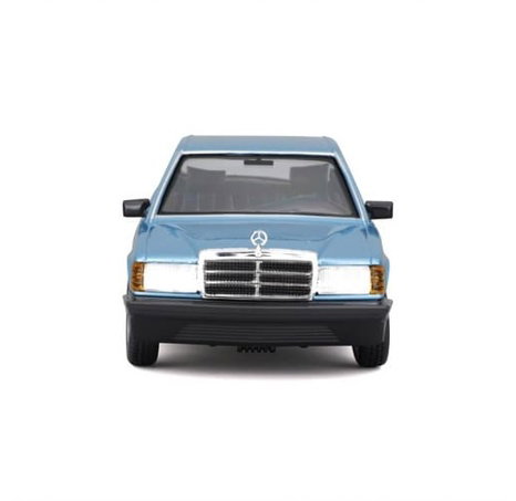 Bburago - Auta HOBBY, Mercedes-Benz 190 E 2.6, modrá metalíza, 1:24