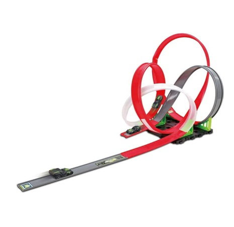 Bburago - GoGEARS EXTREME, Loop set - SuperSonic Launch dráha 3v1 s autíčkem