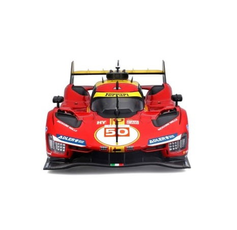 Bburago - RACING, FERRARI 499P, 24H LE MANS CHAMPION 2024, červená, 1:18