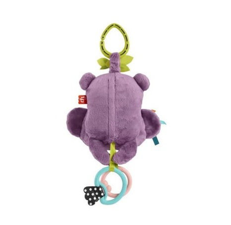 Fisher Price Závěsná fialová opička se zvuky