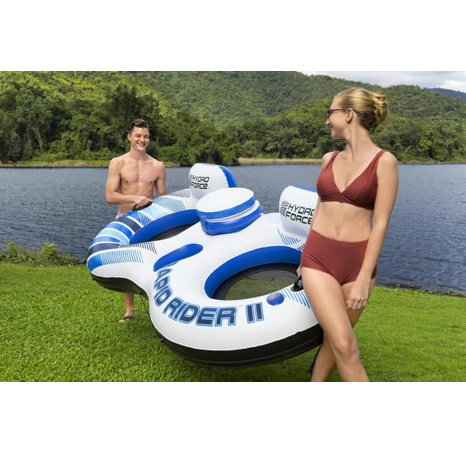 Nafukovací double křeslo se síťkou Rapid Rider™ - 50 x 240 x 122 cm