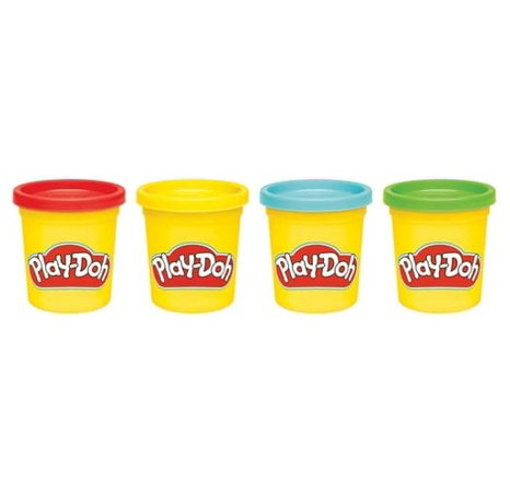 HASBRO - Play-Doh 4ks kelímků 4 x 85g