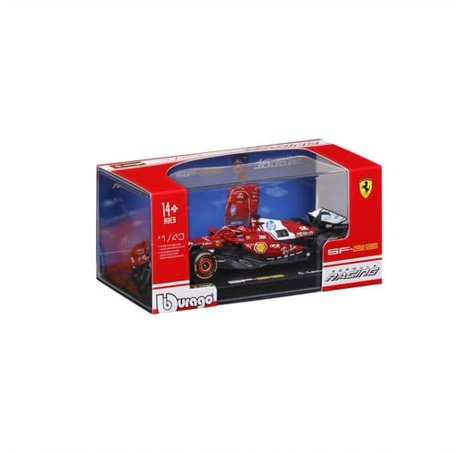 Bburago - RACE F1 v dekorativním boxu, Ferrari SF-25 (2025), #16 Charles Leclerc, 1:43