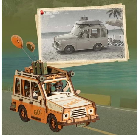 RoboTime 3D mechanická skládačka Road Tripper s kyvadlem