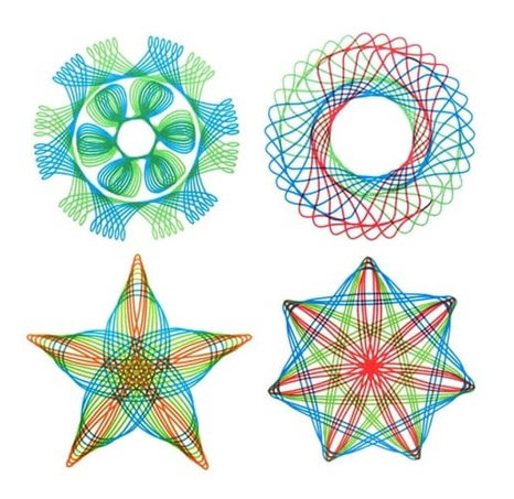 Spirograf sada šablon 27 dílů