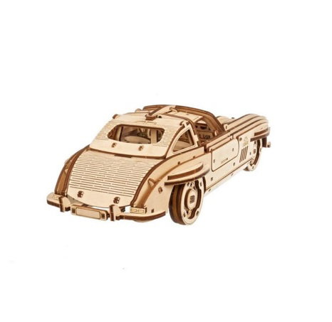 Ugears 3D dřevěné mechanické puzzle Auto Winged Sports Coupe
