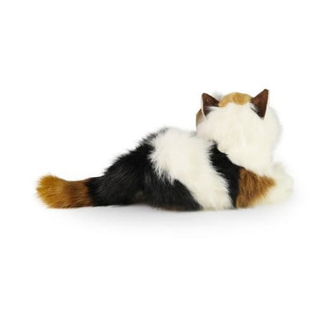 Rappa Plyšová kočka calico trojbarevná 30 cm ECO-FRIENDLY