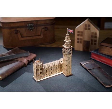 Ugears 3D dřevěné mechanické puzzle Big Ben