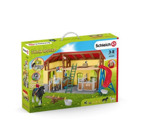 Schleich 42485 Stáj pro koně s příslušenstvím