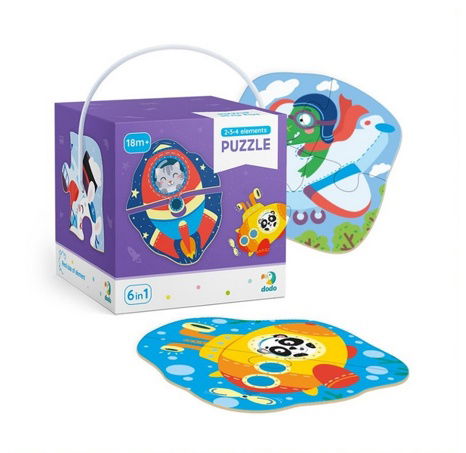 TM Toys Dodo Puzzle 2-3-4 dílků Transport