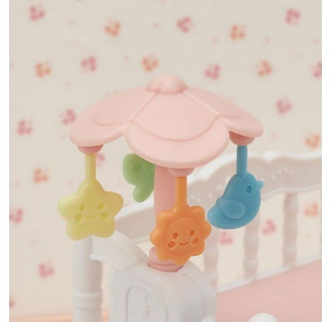 Sylvanian Families Nábytek - postýlka pro trojčata s otočným kolotočem