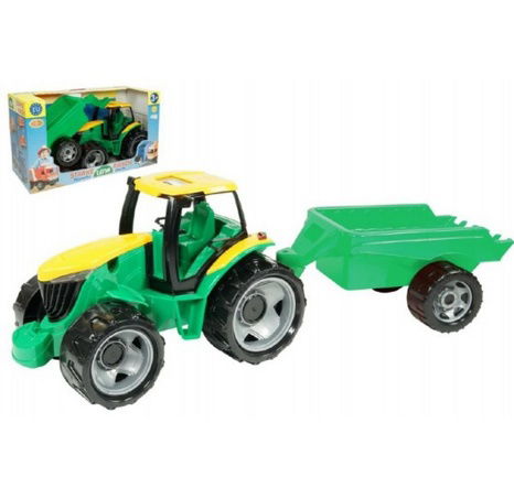 Lena 2122 Traktor bez lžíce a bagru s přívěsem